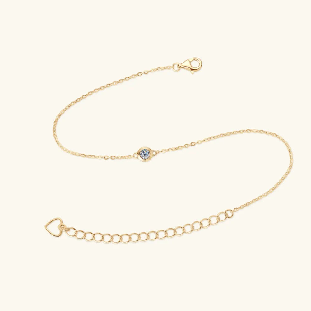 Inlaid Moissanite Bracelet