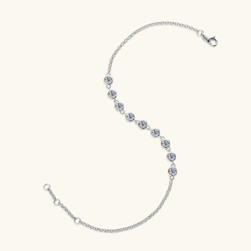 Inlaid Moissanite Bracelet