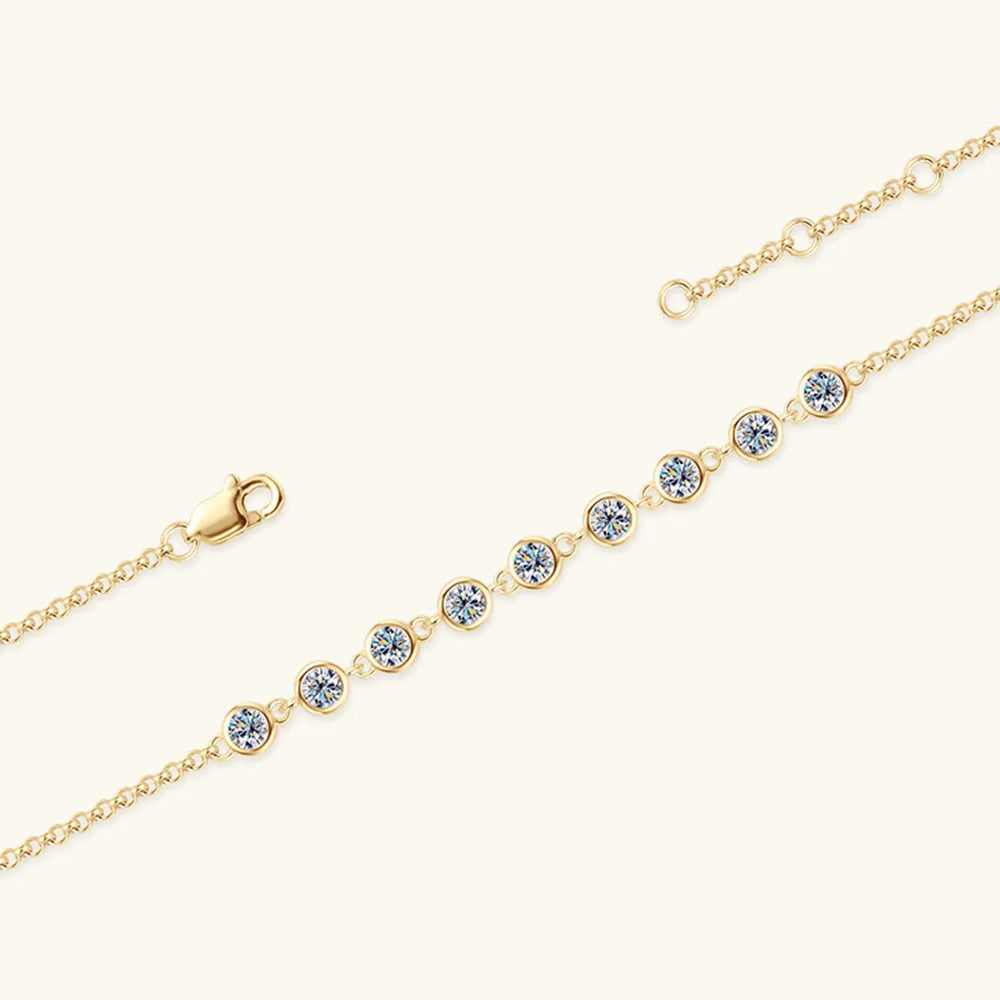Inlaid Moissanite Bracelet