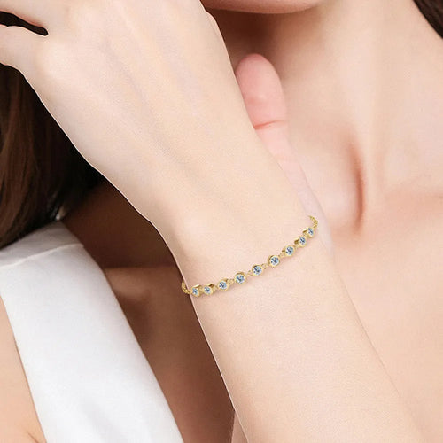 Inlaid Moissanite Bracelet