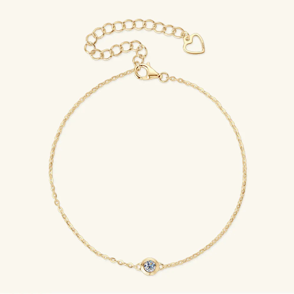 Inlaid Moissanite Bracelet