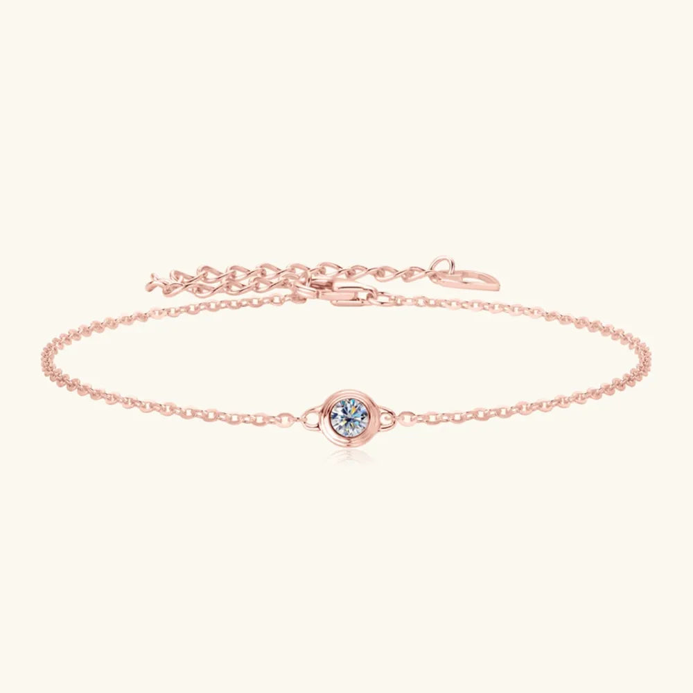 Inlaid Moissanite Bracelet