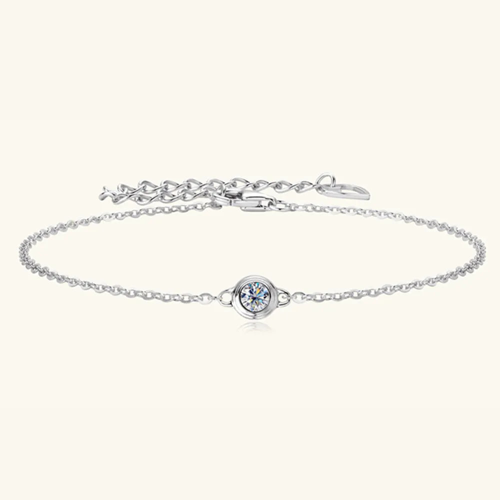 Inlaid Moissanite Bracelet