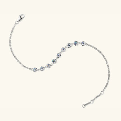Inlaid Moissanite Bracelet