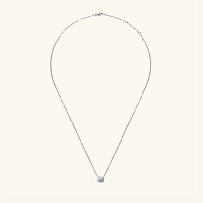 1 Carat Moissanite  Pendant Necklace