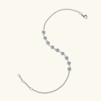 Inlaid Moissanite Bracelet
