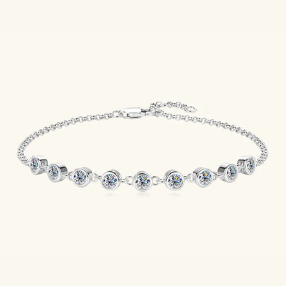 Inlaid Moissanite Bracelet