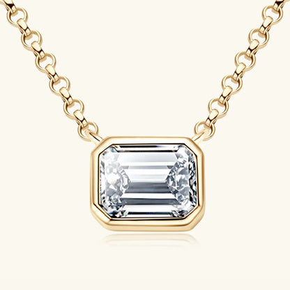 1 Carat Moissanite  Pendant Necklace