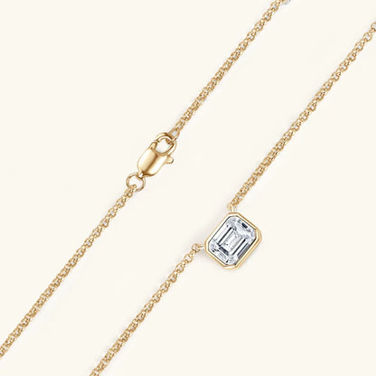 1 Carat Moissanite  Pendant Necklace