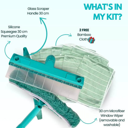 Alisanda Recyclable Silicone Window Squeegee Kit🧼